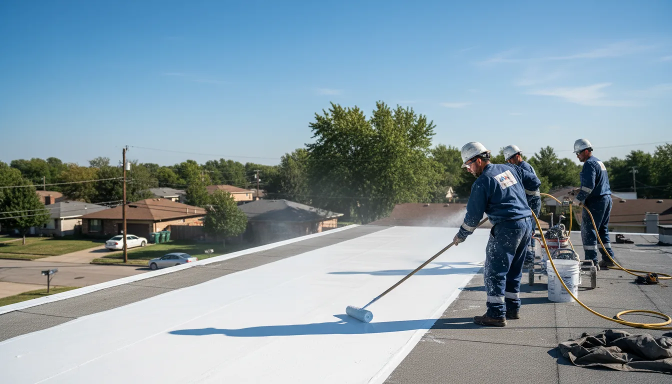 Commercial roof coating in East Chicago, IN near me